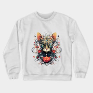 Warrior Cat Gifts fo Cats Lover Gifts for Warriors Crewneck Sweatshirt